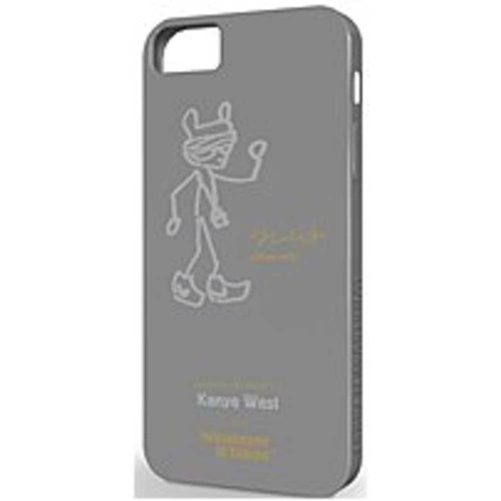 Symtek WUS-IP5-GKW01 Whatever It Takes Premium Gel Shell for Apple iPhone 5 - Kanye West Grey